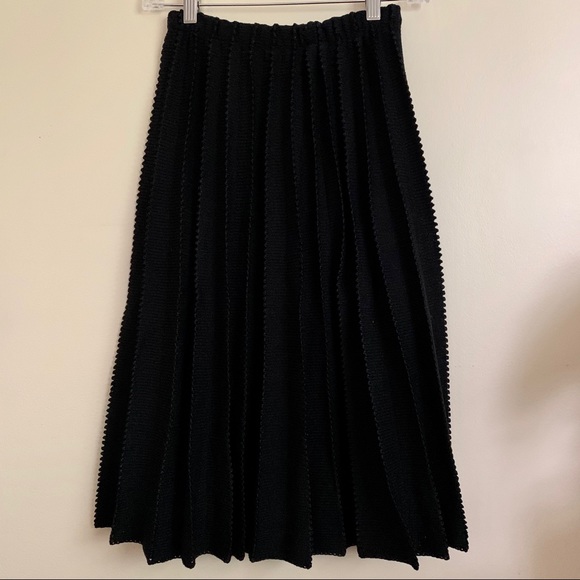 Open Knit Eyelet Skirt - Picture 2 of 5